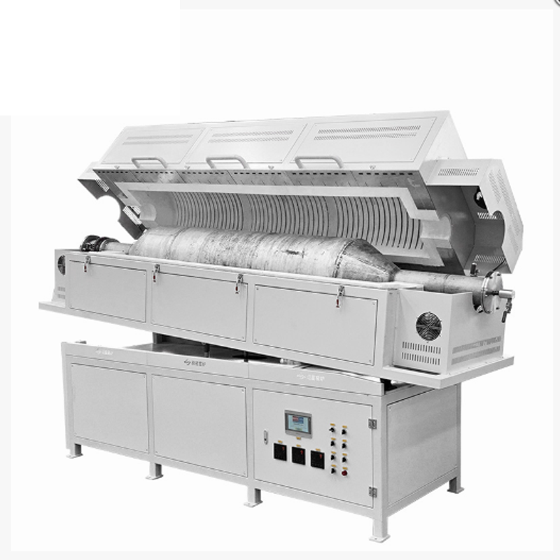 1050度倾斜旋转管式炉回转炉不锈钢炉管